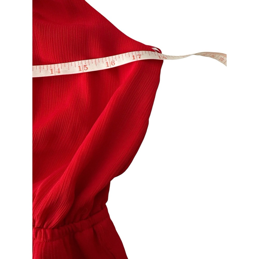 Flying Tomato Anthropologie Maxi Dress Women Large Red Flowy Summer Party Formal - Picture 5 of 9